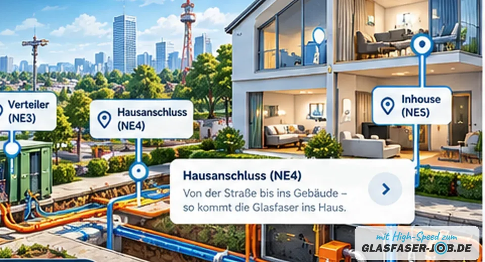 Vertiefende Ansicht der Netzebene